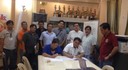 The group signs a memorandum of agreement with Cauayan City Mayor Bernard Dy, while the division heads and group leader Gresal Tapulao stand as witnesses.  Group member Maryanne Darauay is the NEDA Regional Director of Region 2.  